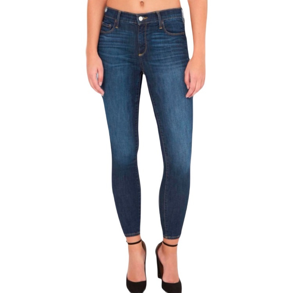 Gap Mid Rise True Skinny Jeans Size 27 Sculpt Dark Wash Aspen 1969 Premium Denim
